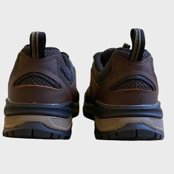 NWB Eddie Bauer Lake Union Lux Men's Leather Waterproof Hiking Shoes 8.5 Brown